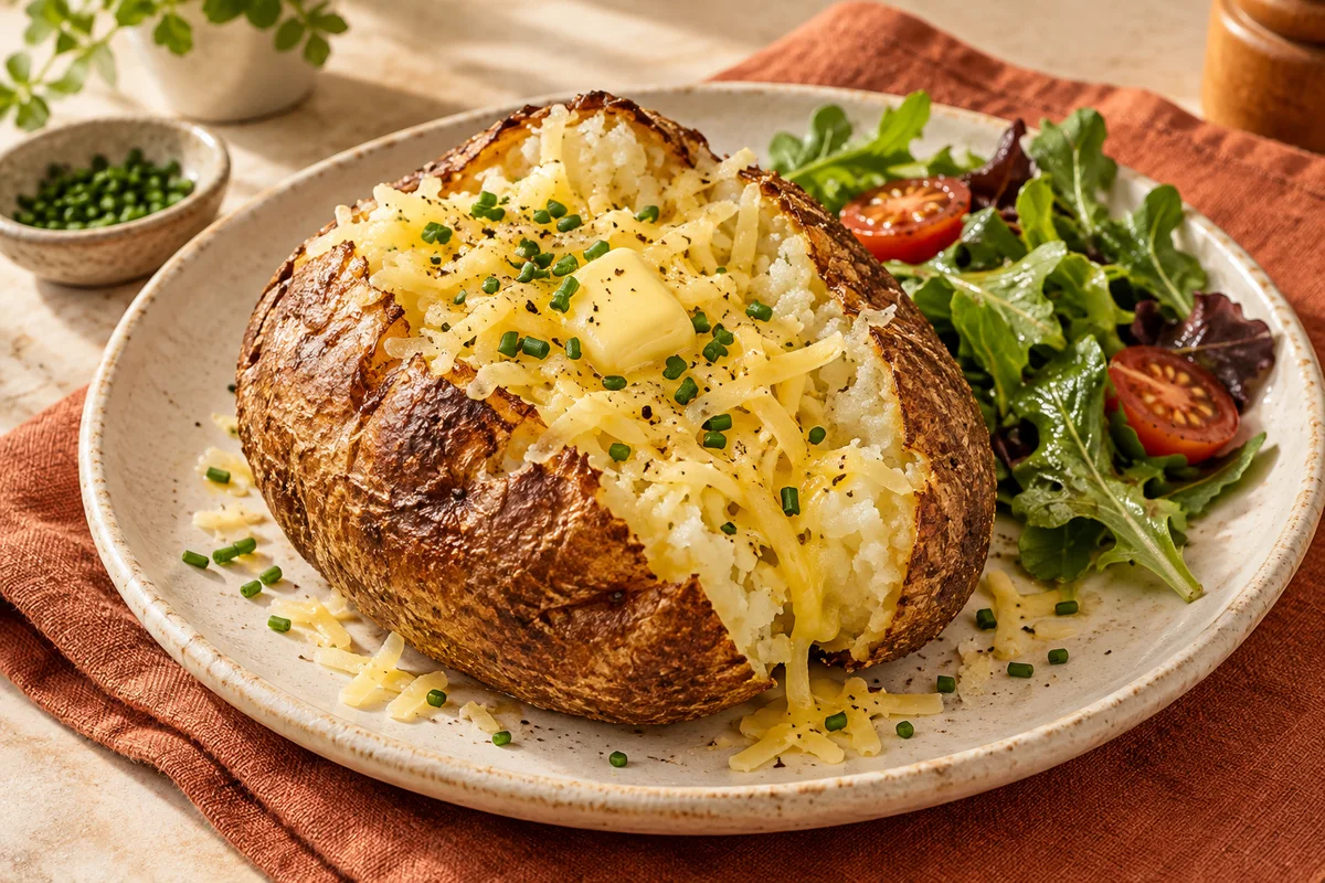 Finished a proper jacket potato in the GlutaFree kitchen style.